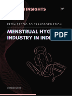 Menstrual Hygiene Industry in India October 2023