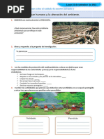 D2 A1 FICHA El Ser Humano y La Alteración Del Ambiente.