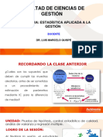 Prueba de Hipotesis para Una Muestra