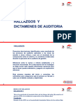 Hallazgos y Dictamenes de Auditoria