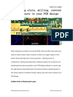 Indicating Slots, Milling, Contour and Rout-Outs in Your PCB Design