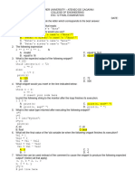 Python Final Exam With Answer Key