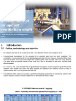 Raisebore Stability Assessment of An Upcast Ventilation Shaft