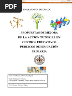 Propuestas de Mejora de La Acción Tutorial en Centros Educativos Publicos de Educación Primaria