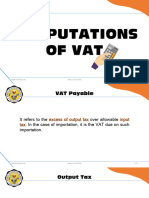 Computations of VAT