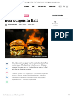 Best Burgers in Bali - FoodParadise - Network - Exploring The Top-Rated Experiences