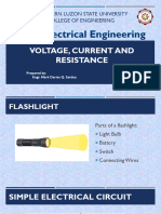 Voltage, Current and Resistance