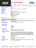 Safety Data Sheet Helium Gas