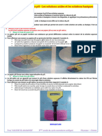 Leçon N° 5: Notion de PH - Les Solutions Acides Et Les Solutions Basiques