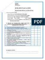 Ficha de Obse. Actividad Muscial Gráfico Plástica