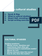 Week 7-Introduction To Cultural Studies-Part 1