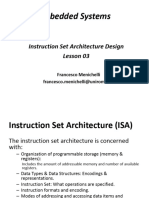 03 - Instruction Set Architecture Design