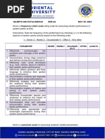 Educ 108 Rating Scales