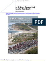 Full Download Biochemistry A Short Course 2nd Edition Tymoczko Test Bank