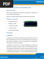 Lección 18 Pantalla LCD