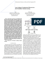 Robust Resource Scaling of Containerized Microservices With Probabilistic Machine Learning