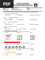 Sas Bahasa Inggris Kelas 1 2023