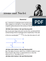 Atoms and Nuclei