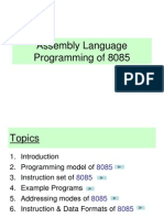 8085 Assemblylanguage