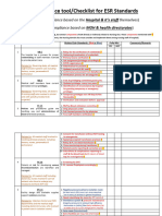 1 - ESR Checklist