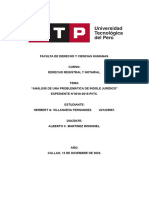 Análisis de Una Problemática de Índole Jurídico.