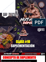 CLASE 10 - SUPLEMENTACION - NUTRICION Mmariano