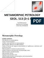 Definition, Limits and Agents of Metamorphism