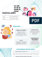 Abordaje Clínico Del Trastorno Límite de La Personalidad Desde La Terapia Conductual Dialéctica (DBT)