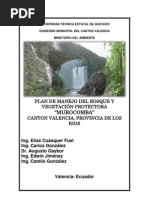 Plan de Manejo Murocomba