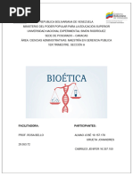 TRABAJO DE BIOETICA. 2023. Unesr