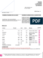 Analyse Eau Du Robinet Limal