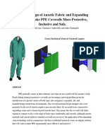 A Novel Design of Auxetic Fabric and Expanding Seams To Make Ppe Coveralls More Protective Inclusive and Safe