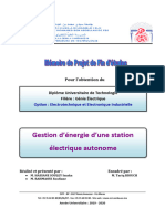 Gestion D Energie D Une Station Electrique Autonome