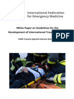 IFEM White Paper On Guidelines For The Development of International Trauma Systems March 2020