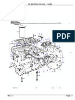 Massey Ferguson MF 550 TRACTOR (GB) Service Parts Catalogue Manual (Part Number 819650)