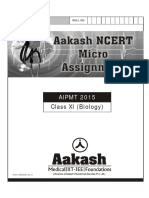 11th Biology NCERT Microassignments All Chapters - Final