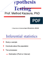 Hypothesis Testing Ug