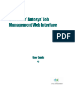 Autosys MGMT Web Interface