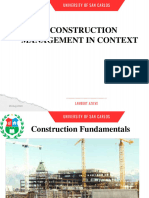 Unit 2 - Construction Management Context