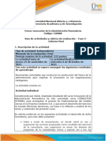 Guía de Actividades y Rúbrica de Evaluación - Fase 5 - Informe Final