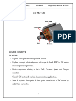 DC Motors Lecture Notes