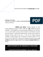 Embargos Execucao Cedula Credito Bancario Sem Clausula Capitalizacao