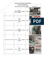 Machine Damage Report