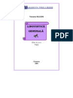 Lingvistica Generala Note de Curs DS