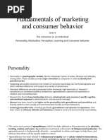 Fundamentals of Marketing and Consumer Behavior