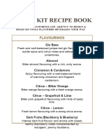 Craft Gin Kit Receta Book