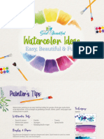 Watercolor Ideas Printable