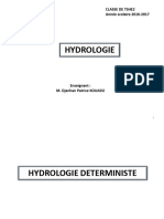 Cours Hydrologie Déterministe