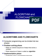 Algorithms and Flowcharts