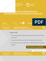 Classificação Internacional de Funcionalidade, Incapacidade E Saúde (Cif)